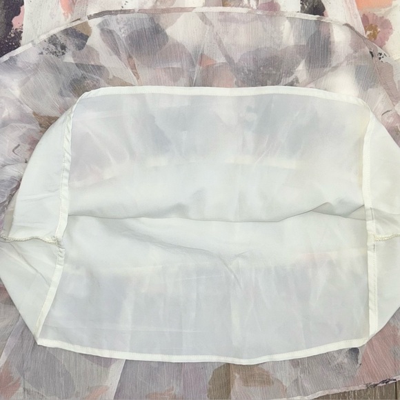 ILLA ILLA Ruffle Tiered Floral Mini Dress M Boho Chic Layered Summer Party - Picture 5 of 14